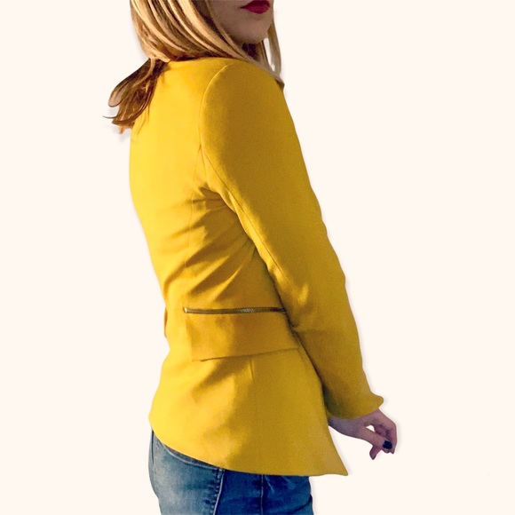 Zara Yellow Blazer - Picture 8 of 8